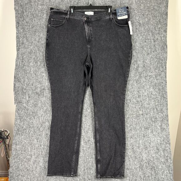 Abercrombie Fitch Jeans Womens 36/22L 90s Slim Straight Ultra High Waist Curve - Picture 1 of 11